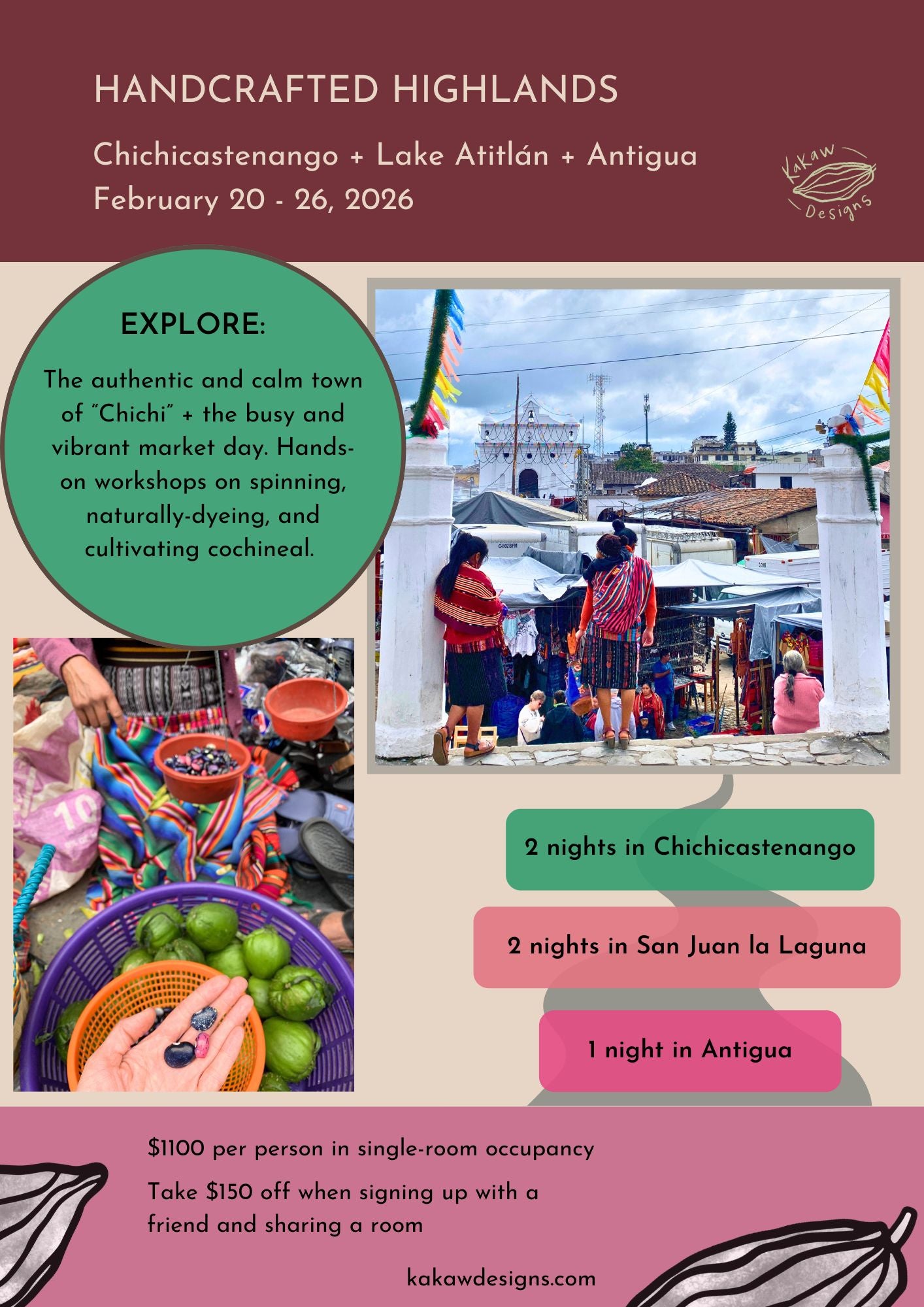 Textile Tour in Guatemala | February 15 - 21, 2026