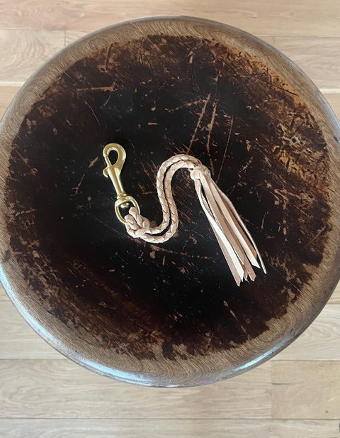 Braided Leather Keychain | October 25, 2025