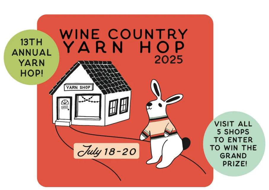 Wine Country Yarn Hop | July 18 - 20, 2025