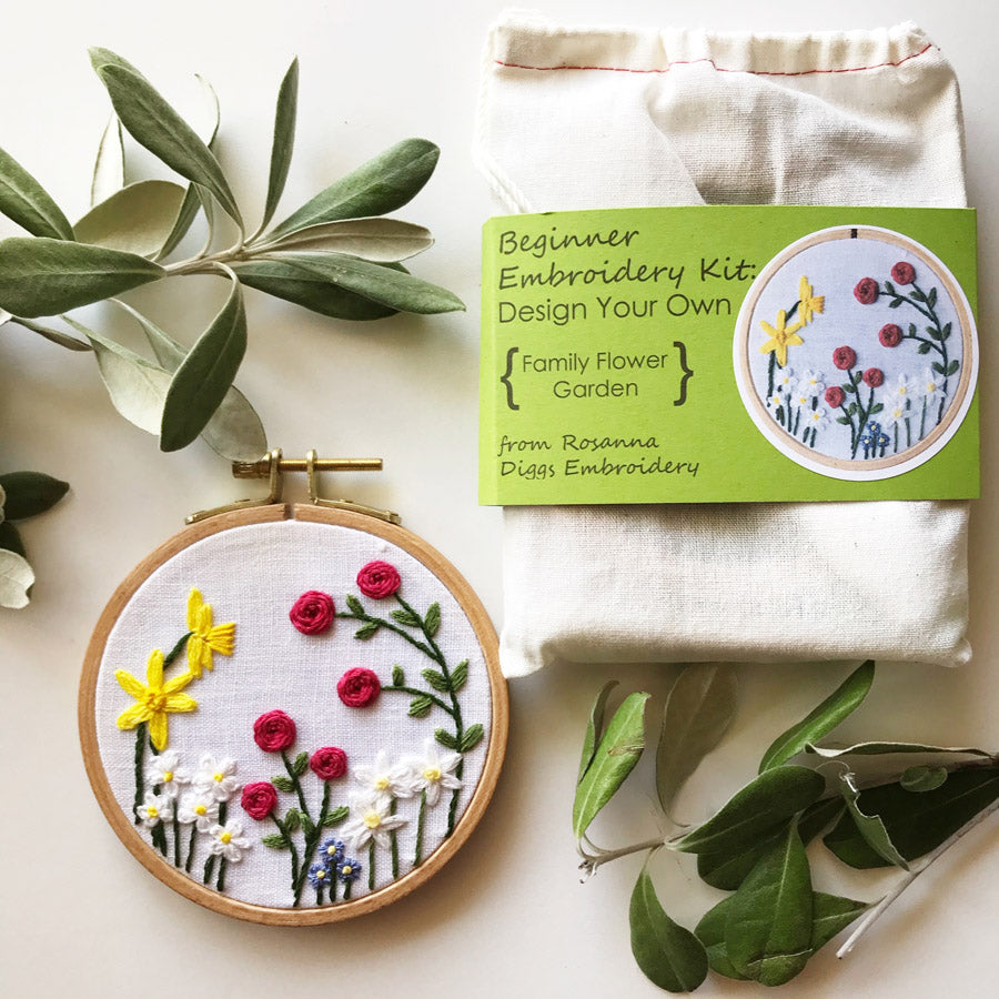 Embroidery Kits  13 Styles – Fiber Circle Studio