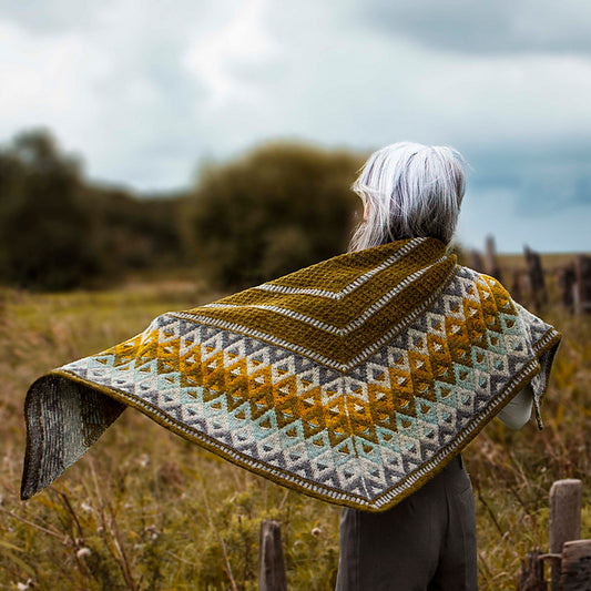 Artus Shawl - Stranded & Mosaic Knitting | January 14 & 28, 2025