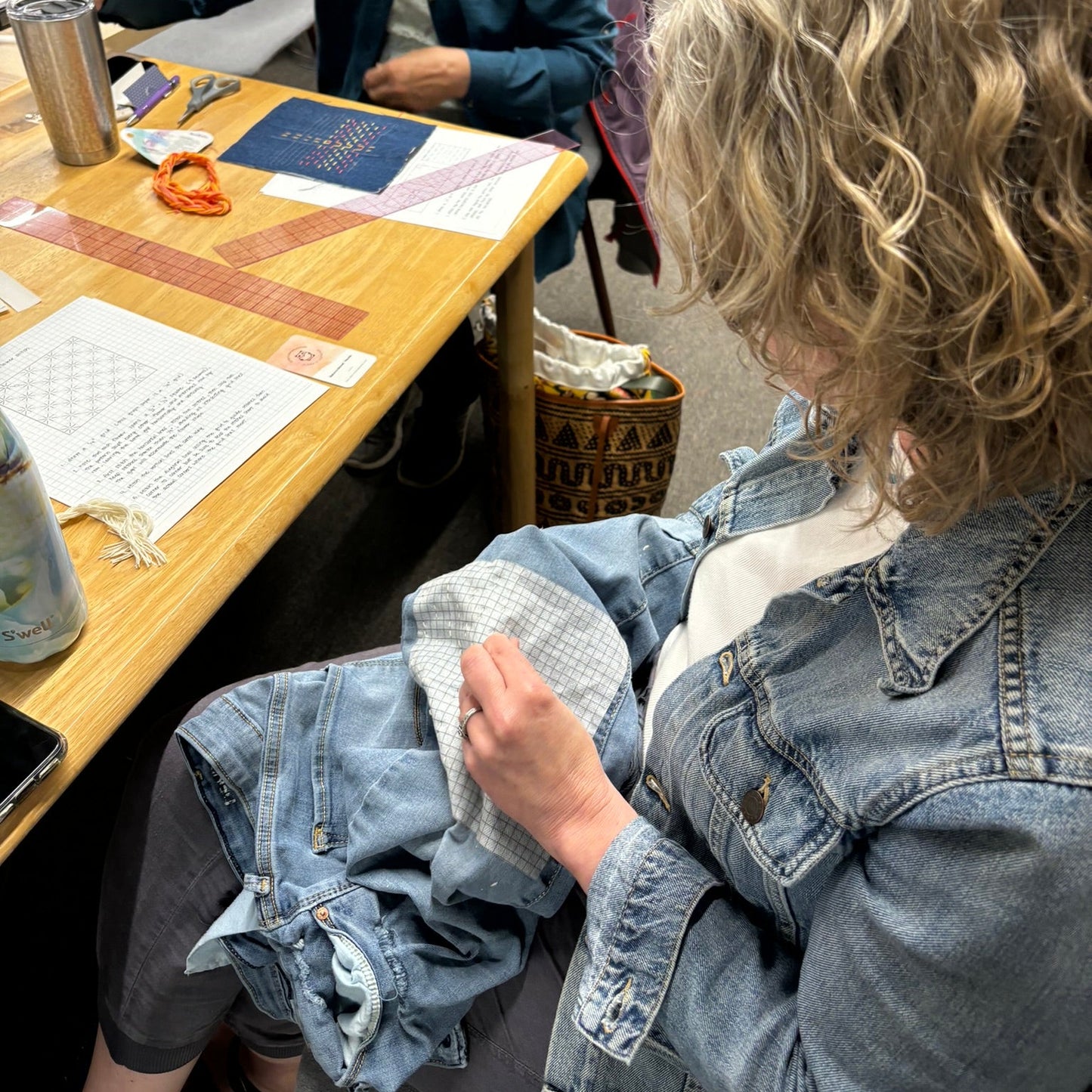 Sashiko - Decorative Stitching on Denim | January 10, 2026