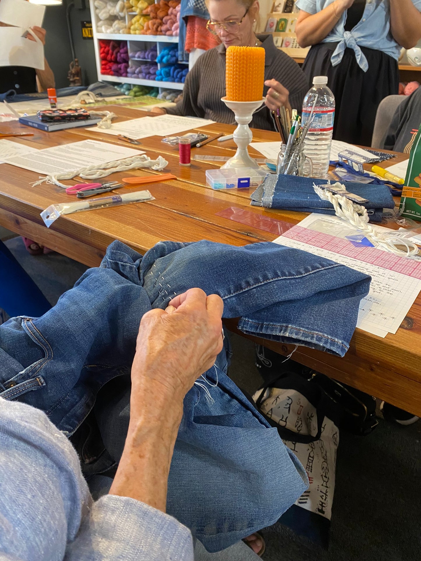 Sashiko - Decorative Stitching on Denim | January 10, 2026