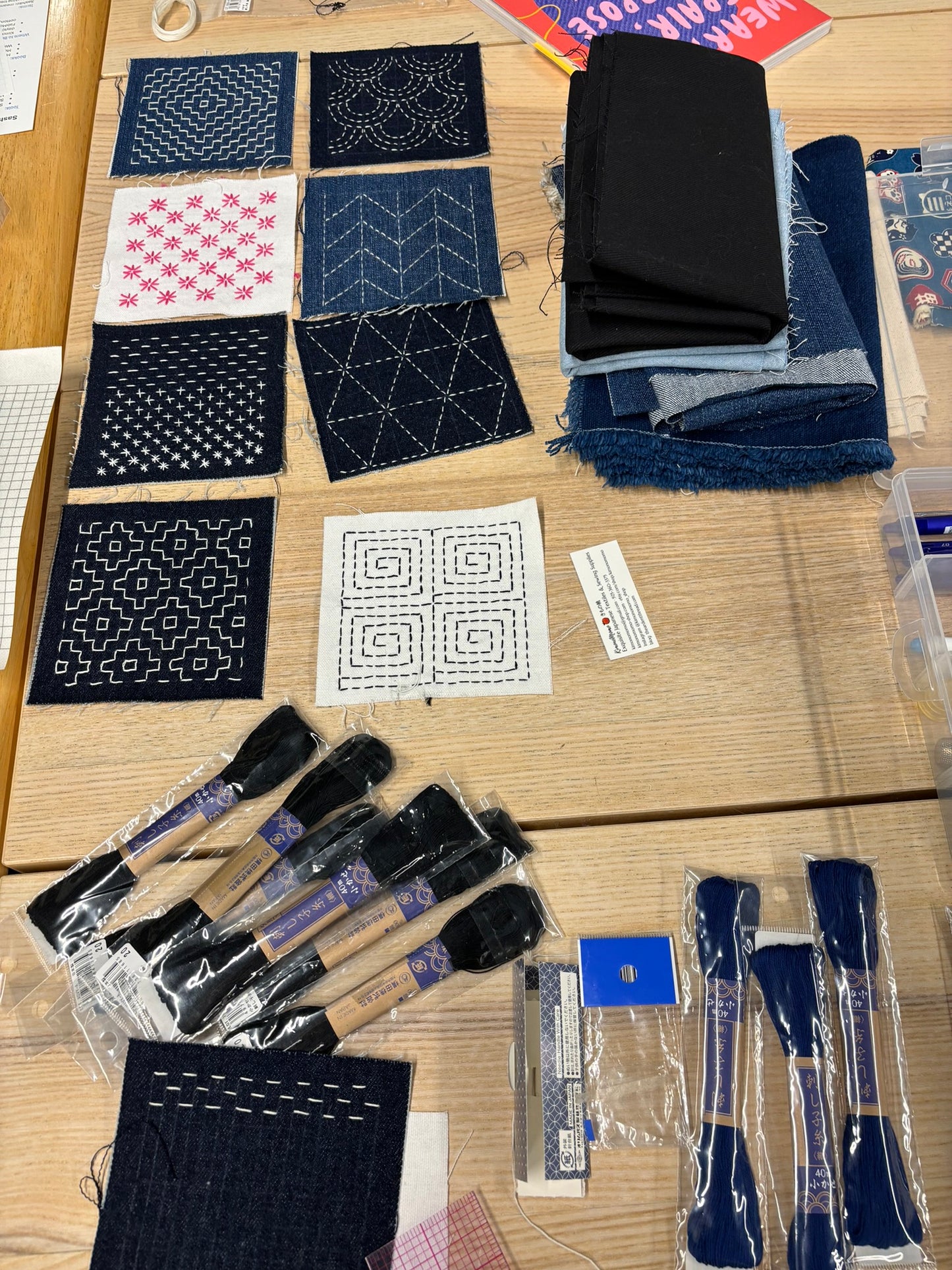 Sashiko - Decorative Stitching on Denim | January 10, 2026