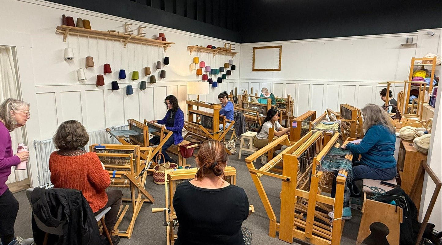 8 Week Floor Loom Weaving - "Loom Shaped" Garment | April 9 - May 28, 2025