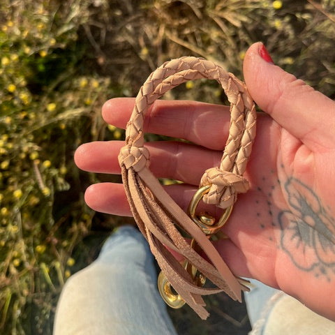 Braided Leather Keychain | October 25, 2025