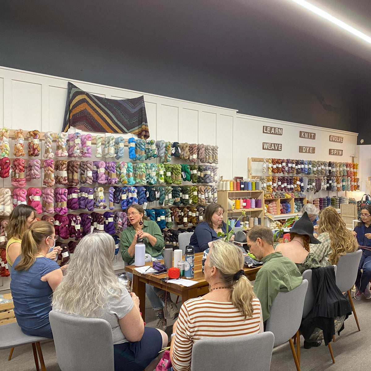 Community Craft Group Craft in Community! – Fiber Circle Studio
