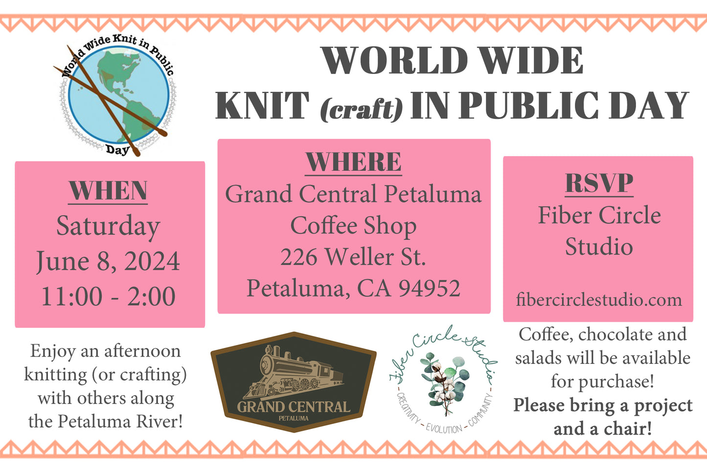 Knit (Craft) In Public Day! | June 7, 2024