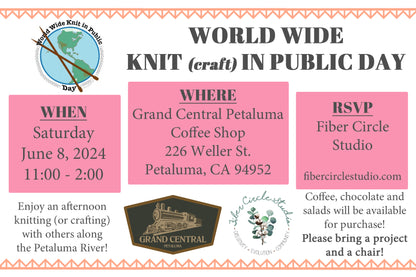 Knit (Craft) In Public Day! | June 7, 2024