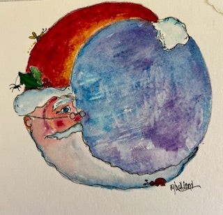 Holiday Watercolor Greeting Card | December 8, 2024