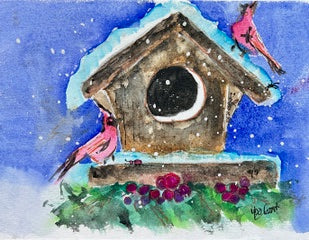 Holiday Watercolor Greeting Card | December 8, 2024