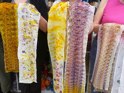 Bundle Dyeing with Flowers | May 4, 2025