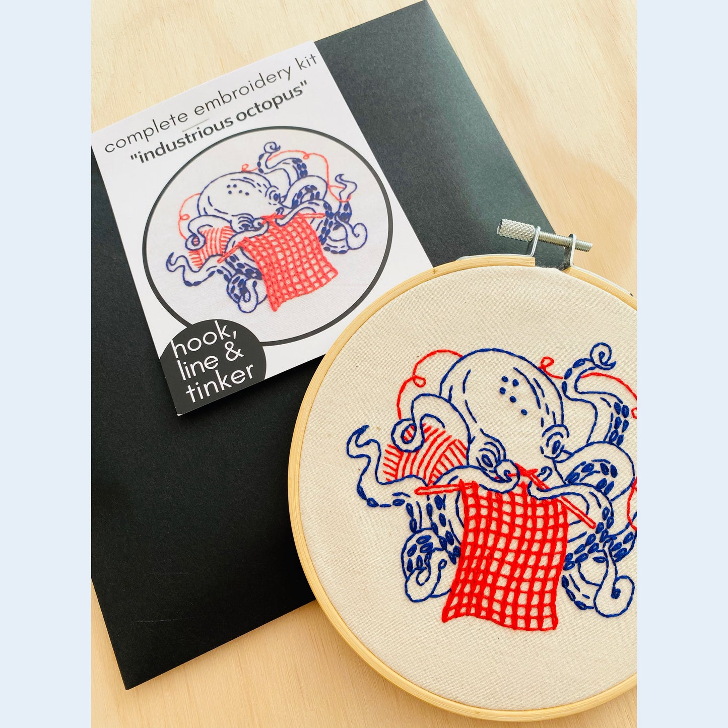 Hook, Line & Tinker Embroidery Kits